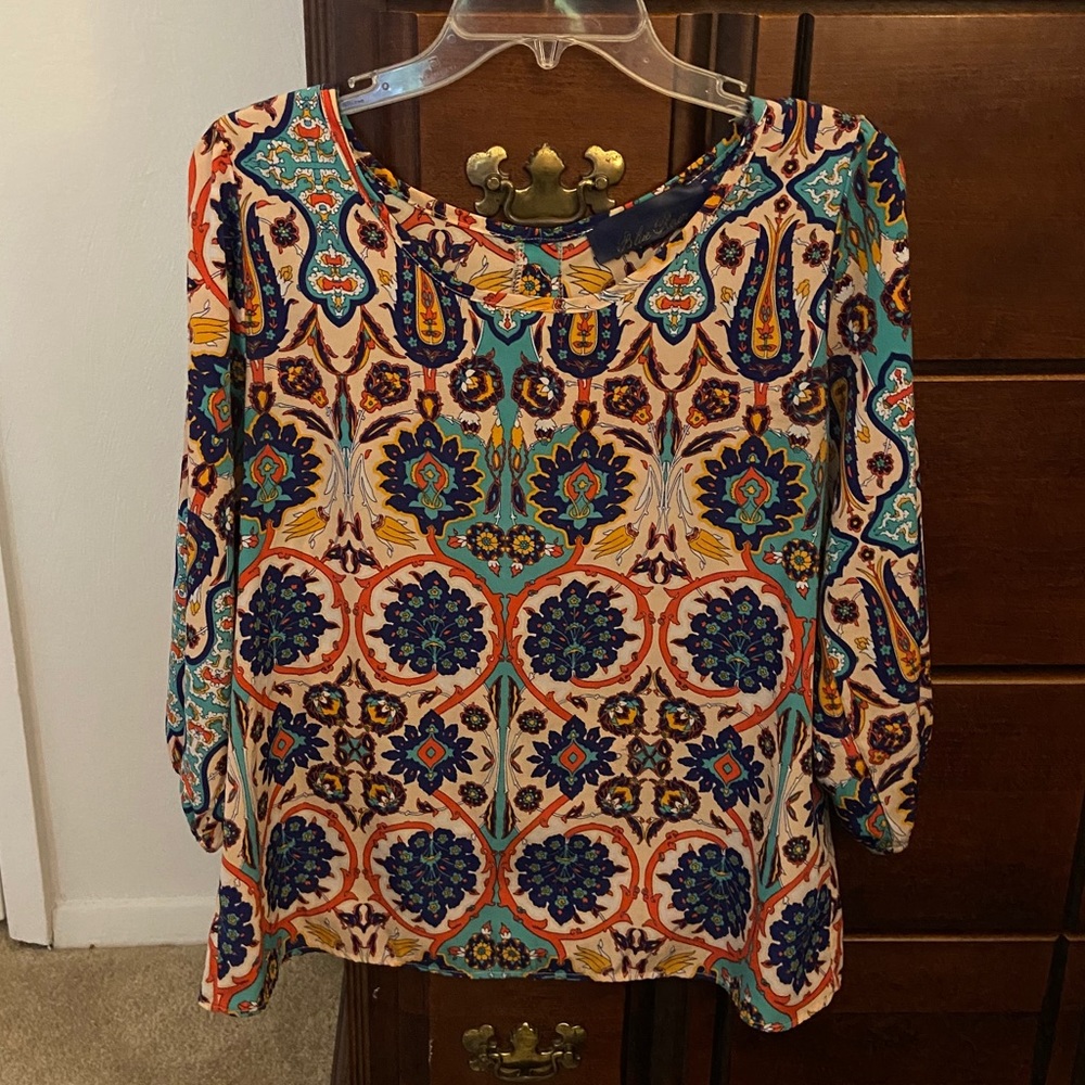 Button-Back Blouse